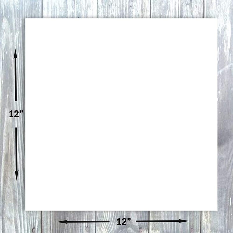 Hamilco White Cardstock Scrapbook Paper 12x12 Heavy Weight 100 lb Cover Card stock â€“ 25 Pack - Image 3